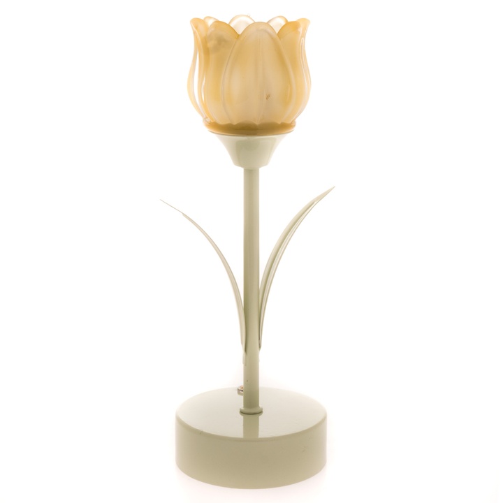Sconto Stolní lampa TULIPÁN zelená/žlutá