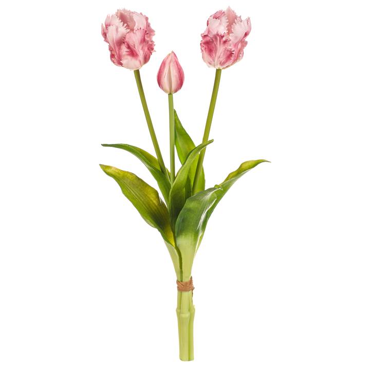 Sconto Umělá kytice  TULIPS fialová/bílá