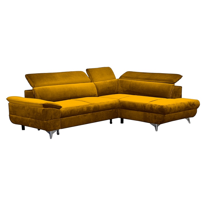 Sconto Sedací souprava TULUZA pravá, oranžová