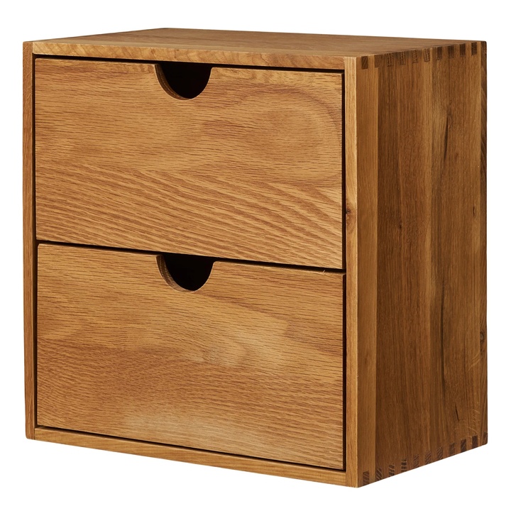 Nástěnný regál TUWNSVALLI VI dub 1