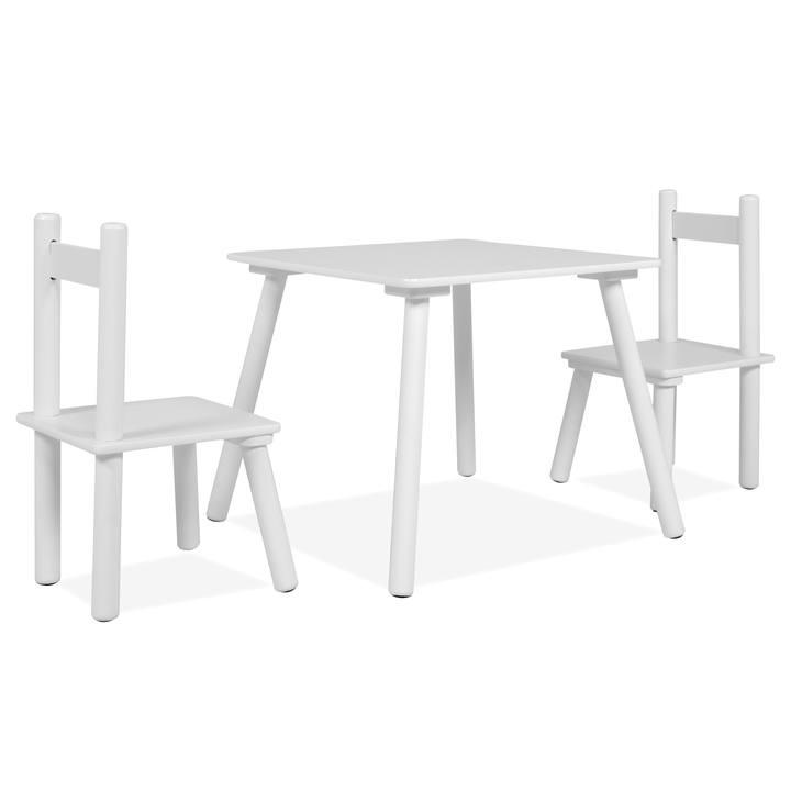 Sconto Dětská sada stolu a židlí UMEA bílá