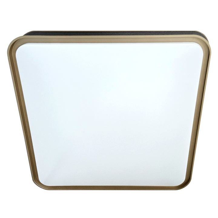 Sconto Stropní svítidlo UNA černá/zlatá