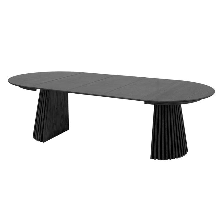 Sconto Jídelní stůl USOKO dubová dýha černá