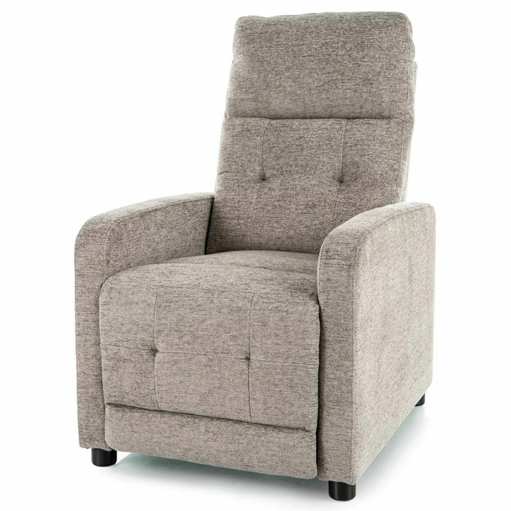 Relaxační křeslo UTES světle šedá 1