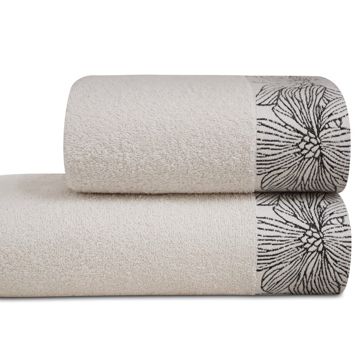 Sconto Ručník  VALENCIA krémová, 50x100 cm