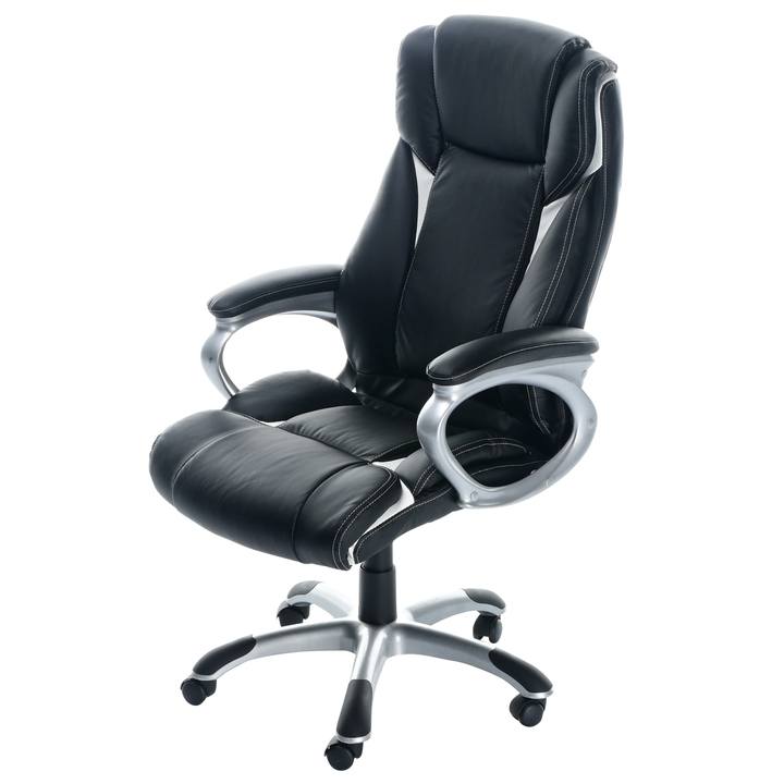 Kancelářské křeslo VARDE černá/bílá 1