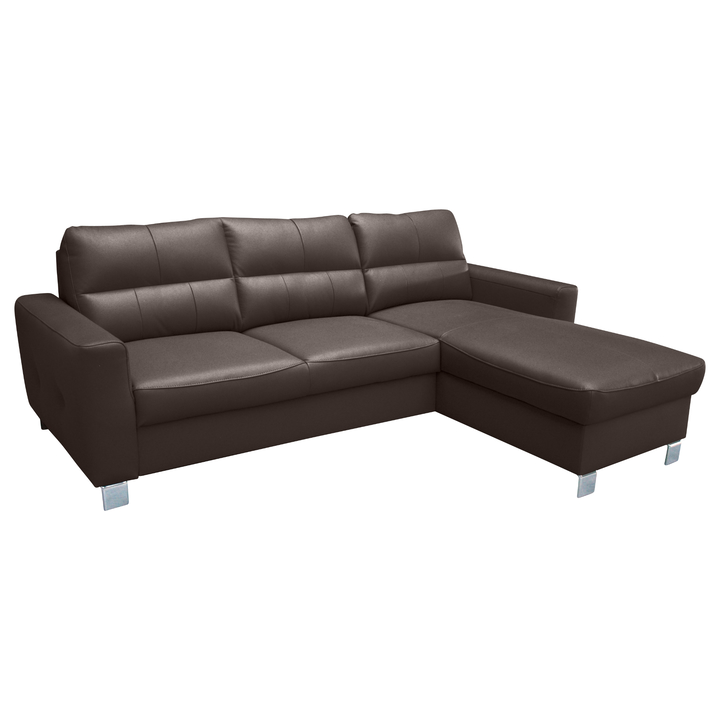 Sconto Sedací souprava VARIO I pravá, tmavě hnědá