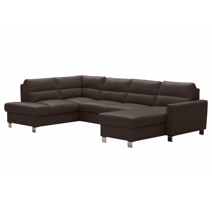 Sconto Sedací souprava VARIO II levá, tmavě hnědá