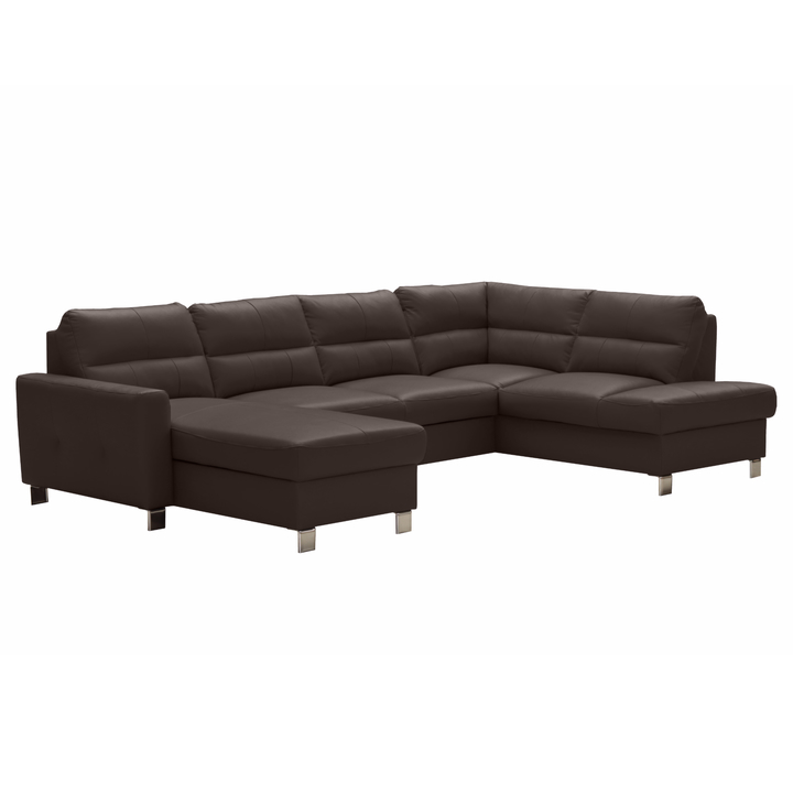 Sconto Sedací souprava VARIO II pravá, tmavě hnědá