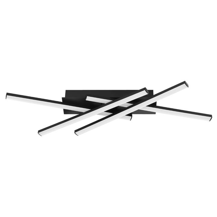 Sconto Stropní svítidlo VASCELLA 3 černá/bílá