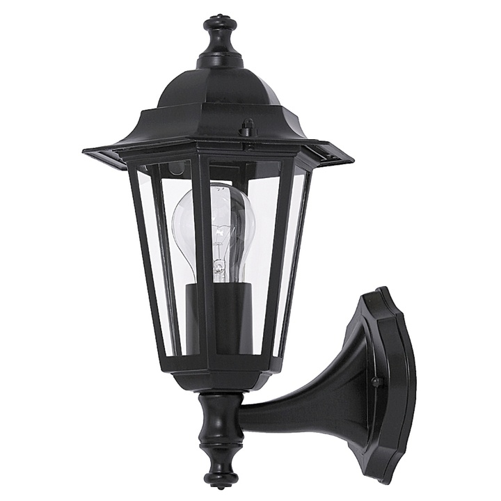 Sconto Venkovní nástěnné svítidlo VELENCE černá