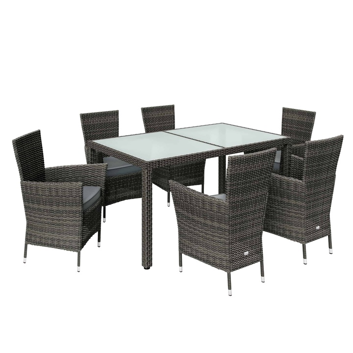 Zahradní set VERONA 5 šedá 1