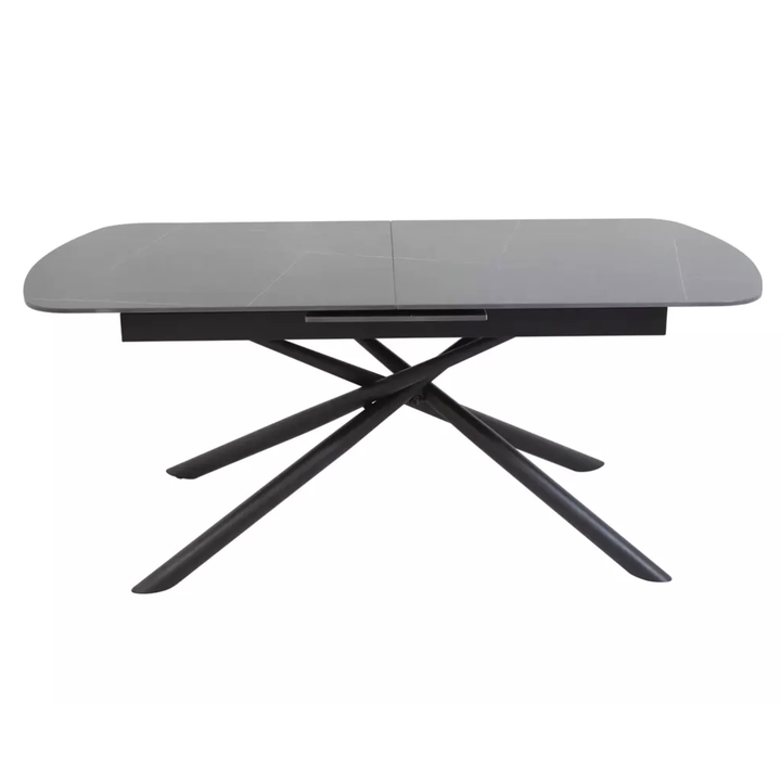 Sconto Jídelní stůl VICTUR černá, šířka 160 cm