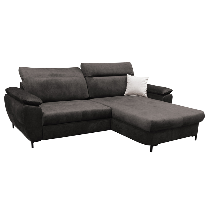 Sconto Sedací souprava VIENNA pravá, tmavě hnědá