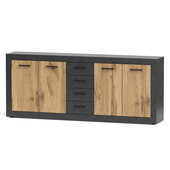 Komoda VILHELM 5 matera/dub wotan 1