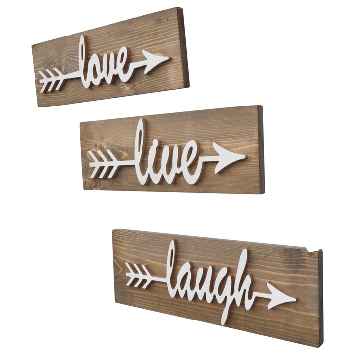 Sconto Nástěnná dekorace WALL smrk