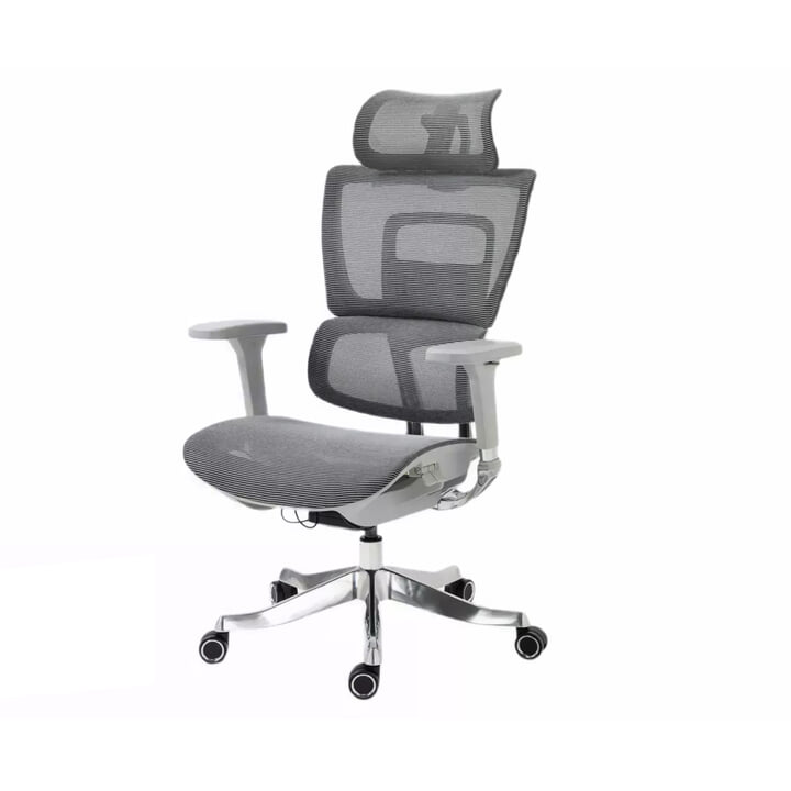 Sconto Kancelářské křeslo WANNIR LUX šedá