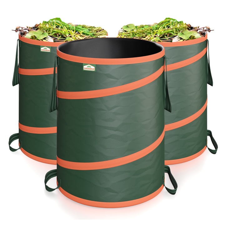 Pytle na zahradní odpad WASTE zelená, 3 ks, průměr 55 cm 1