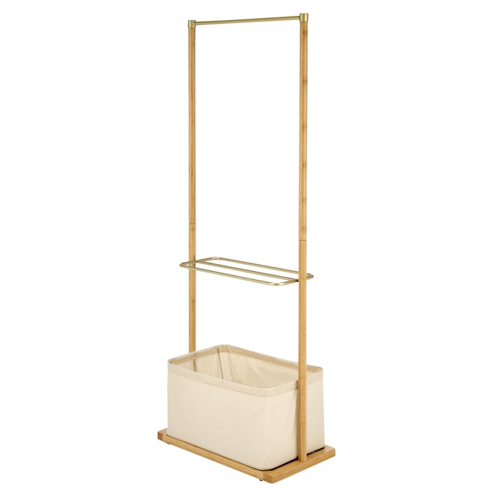 Sconto Věšák WE31 přírodní/béžová/zlatá