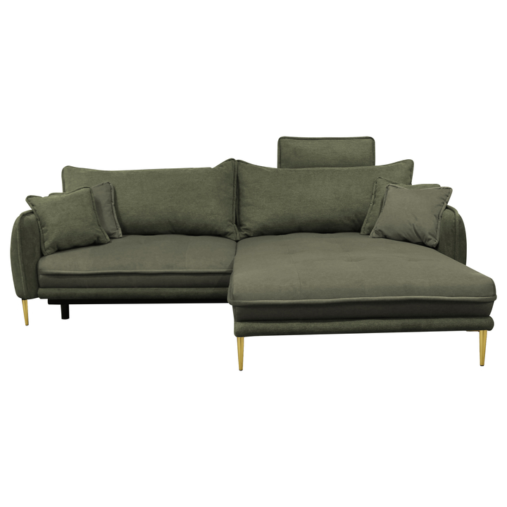 Sconto Sedací souprava WHISPER II pravá, zelená