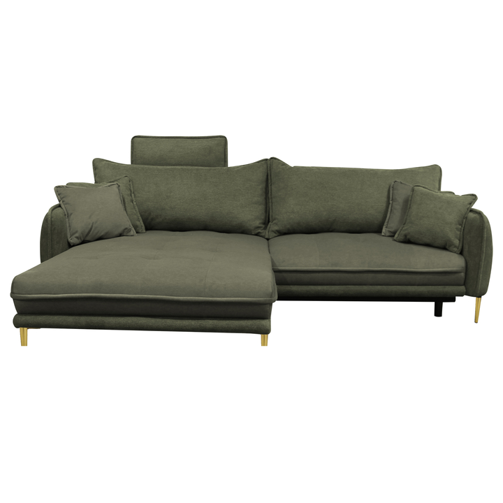 Sconto Sedací souprava WHISPER II levá, zelená