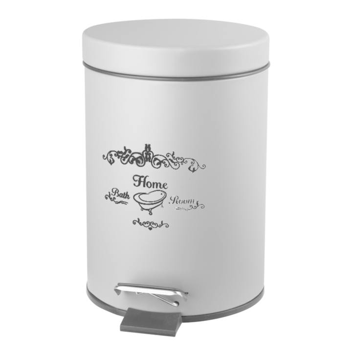 Sconto Odpadkový koš WHITE bílá