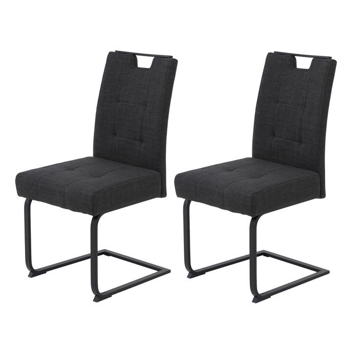 Jídelní židle WIEN S antracitová, set 2 ks 1