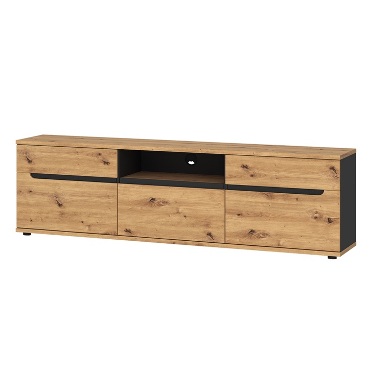TV komoda WISTING dub artisan/antracitová 1