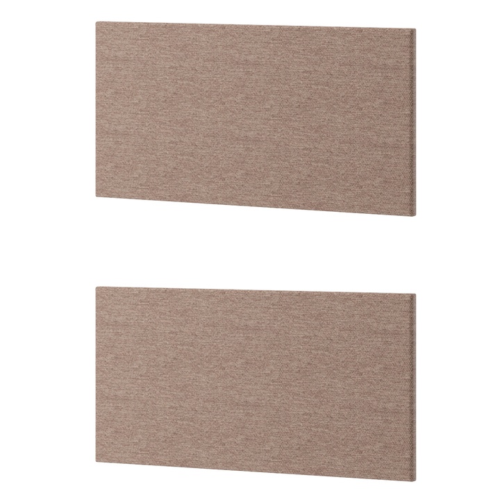 Sconto Čalouněný panel WOOW 14 hnědá, 2 ks
