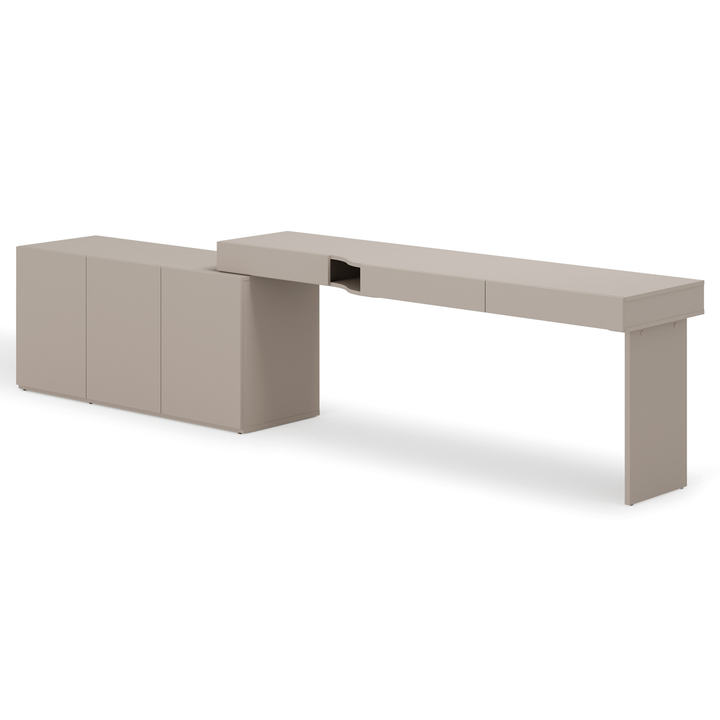 Sconto Studentská sestava  WOOW 4 pravá, jílově šedá