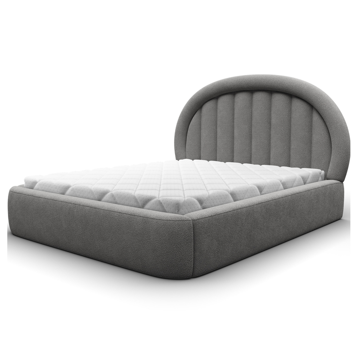 Sconto Postel s roštem YOUNGER šedá, 140x200 cm