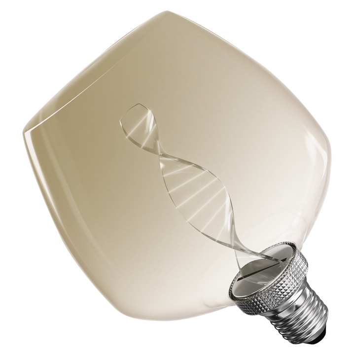 Sconto Dekorativní LED žárovka Z59D01 E27, 3,5W, teplá bílá, hnědá