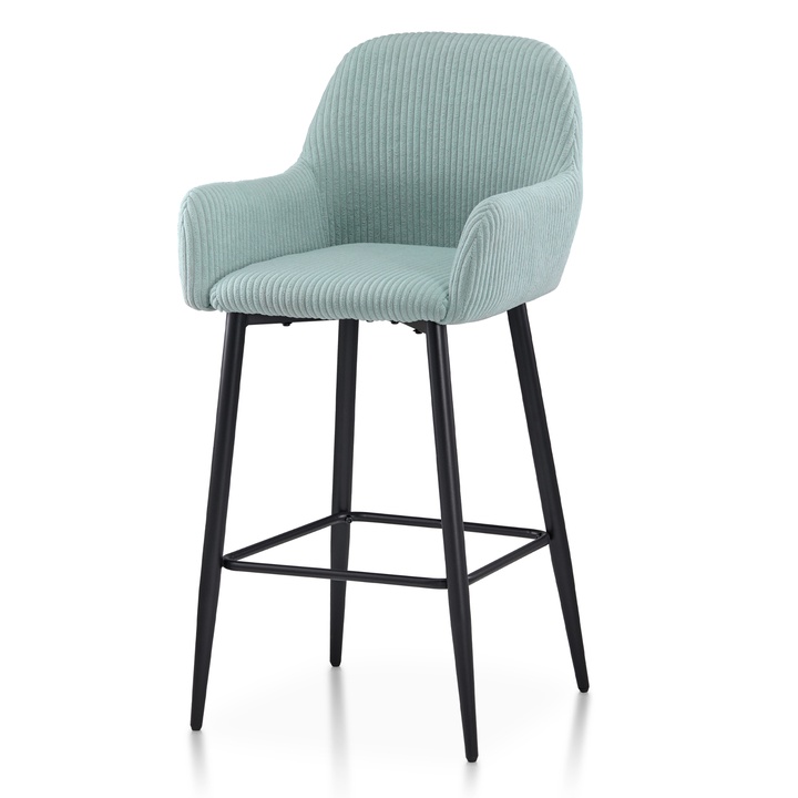 Sconto Barová židle ZANA modrá/černá