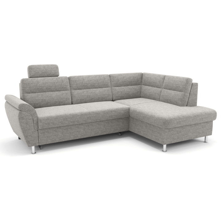 Sconto Sedací souprava ZARAGOZA LOFT pravá, šedá