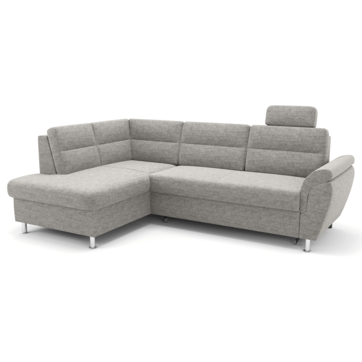 Sconto Sedací souprava ZARAGOZA LOFT levá, šedá