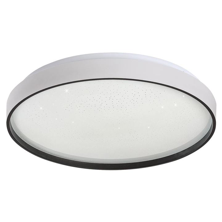 Stropní svítidlo ZERAVA bílá/černá, průměr 38 cm 1