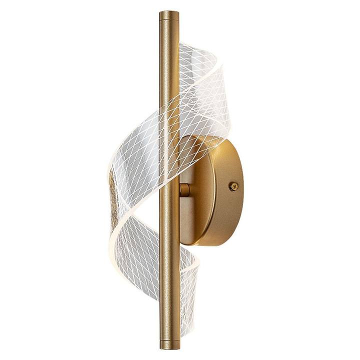 Nástěnné svítidlo ZOFRAEL zlatá/průhledná 1