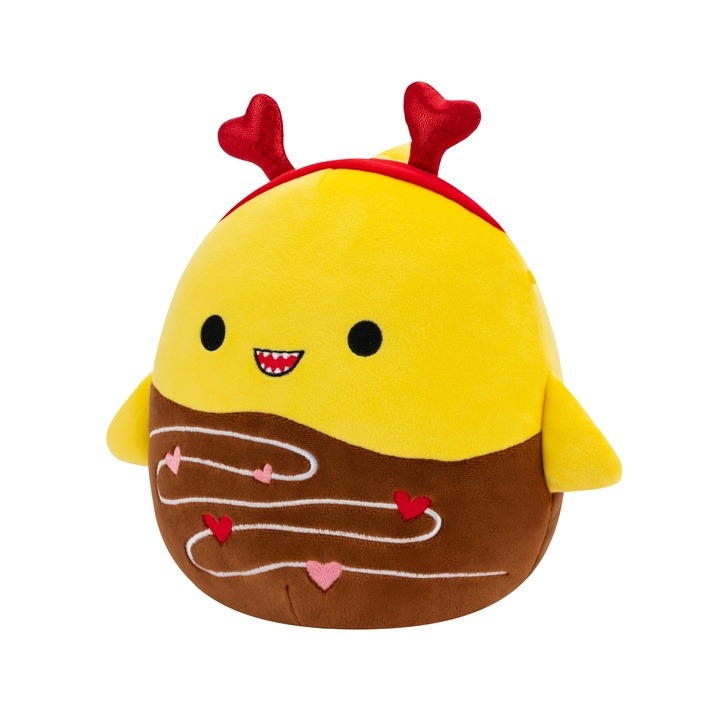 Sconto Hračka Squishmallows ŽRALOK CHANDLER žlutá/hnědá, 20 cm