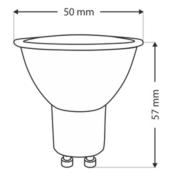 LED žárovka 0080000958 GU10, 7W, neutrální bílá 2
