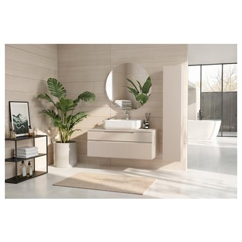 Koupelnová skříňka s umyvadlem 100-2Z RIO kašmírová 3