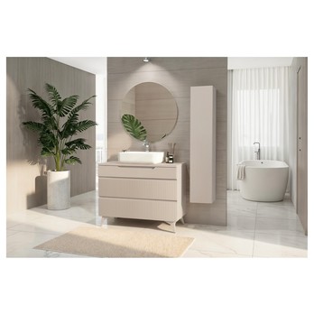 Koupelnová skříňka s umyvadlem 100-3Z RIO kašmírová 3