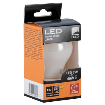 LED žárovka 110033 E27, 7W, teplá bílá 1