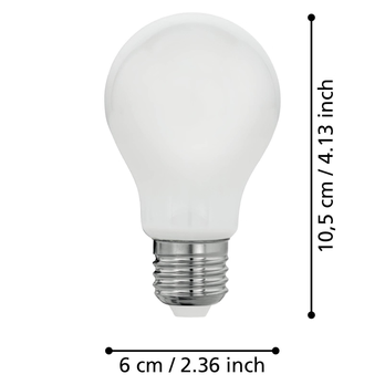 LED žárovka 110033 E27, 7W, teplá bílá 2