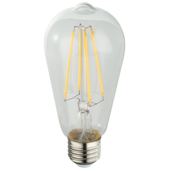 LED žárovka filament 11399 E27, 7W, teplá bílá, čirá 1