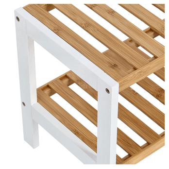 Botník 18860 bílá/přírodní 1