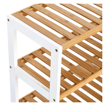 Botník 18861 bílá/přírodní 1