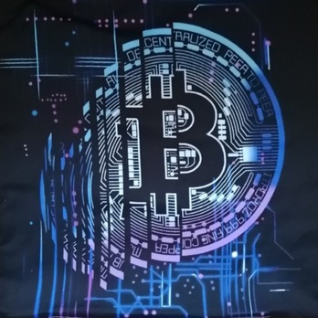 Povlečení 3D-BITCOIN černá, 70x90 a 140x200 cm 2