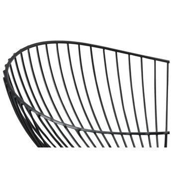 Kovová mísa 40581845 černá, šířka 30 cm 2