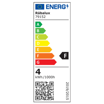 LED žárovka filament 79152 E27, 4W, teplá bílá, jantarová 1