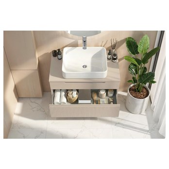 Koupelnová skříňka s umyvadlem 80-2Z RIO kašmírová 2